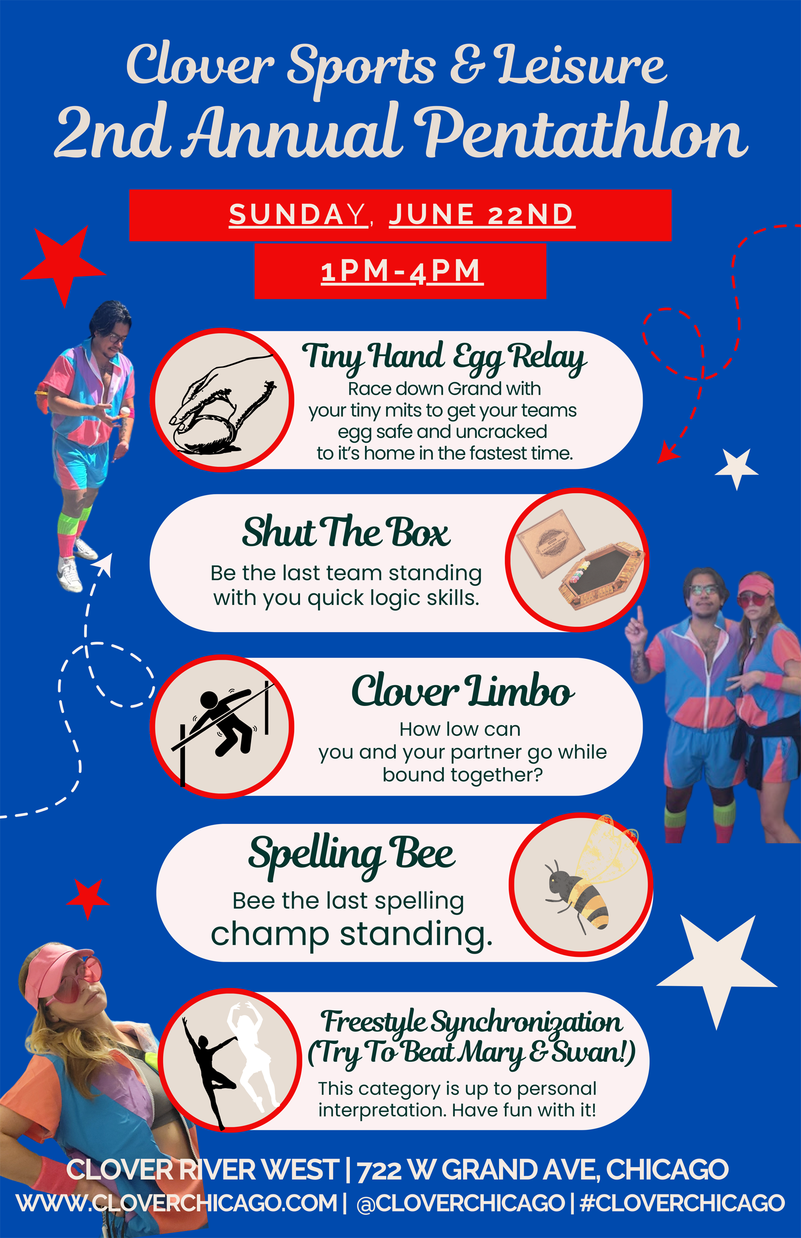 2nd Annual Pentathlon 6/21 @ Clover River West