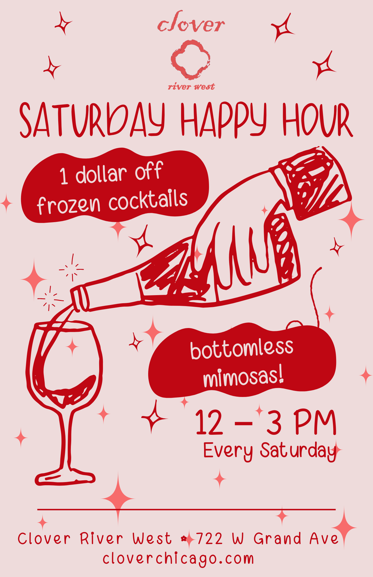 Saturday Happy Hour | Clover River West