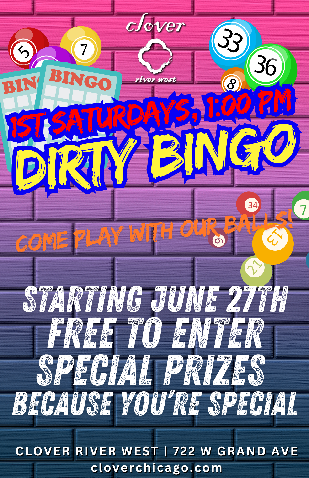 Dirty Bingo – Clover River West