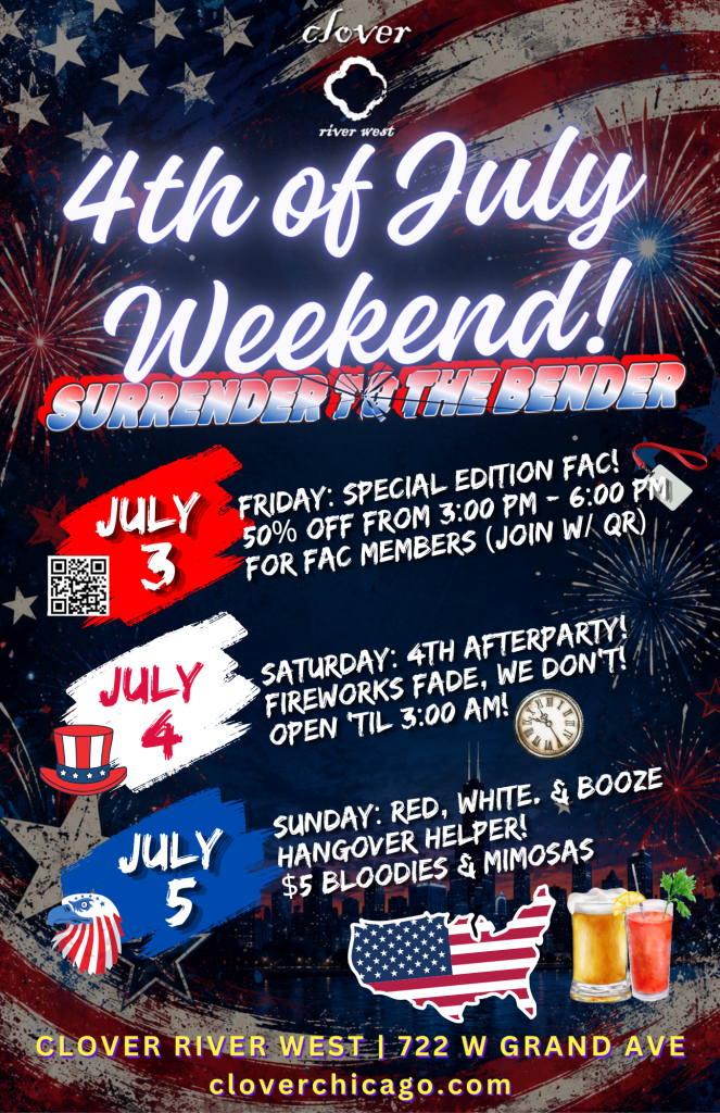 July 3–5, 2026 | 4th of July Weekend: Surrender to the Bender | Clover River West