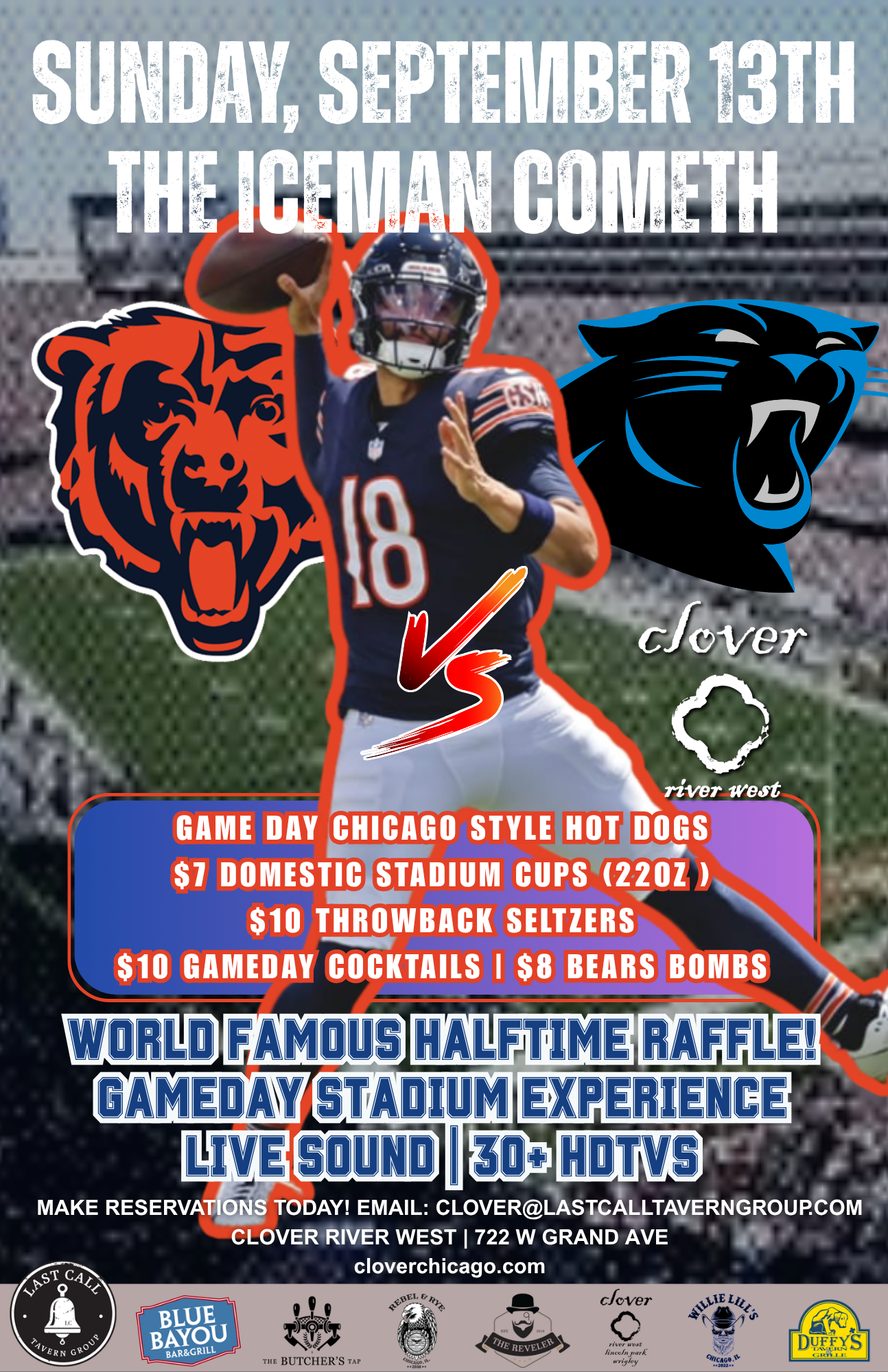 September 13, 2026 | Bears vs. Panthers | Clover River West