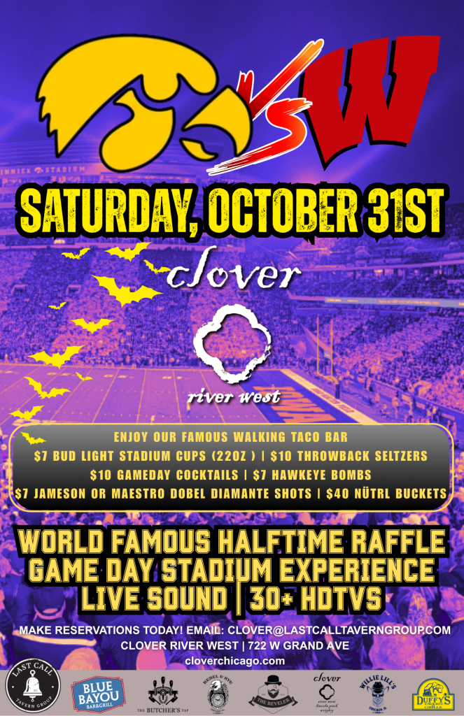 Iowa vs. Wisconsin – Saturday, October 31st