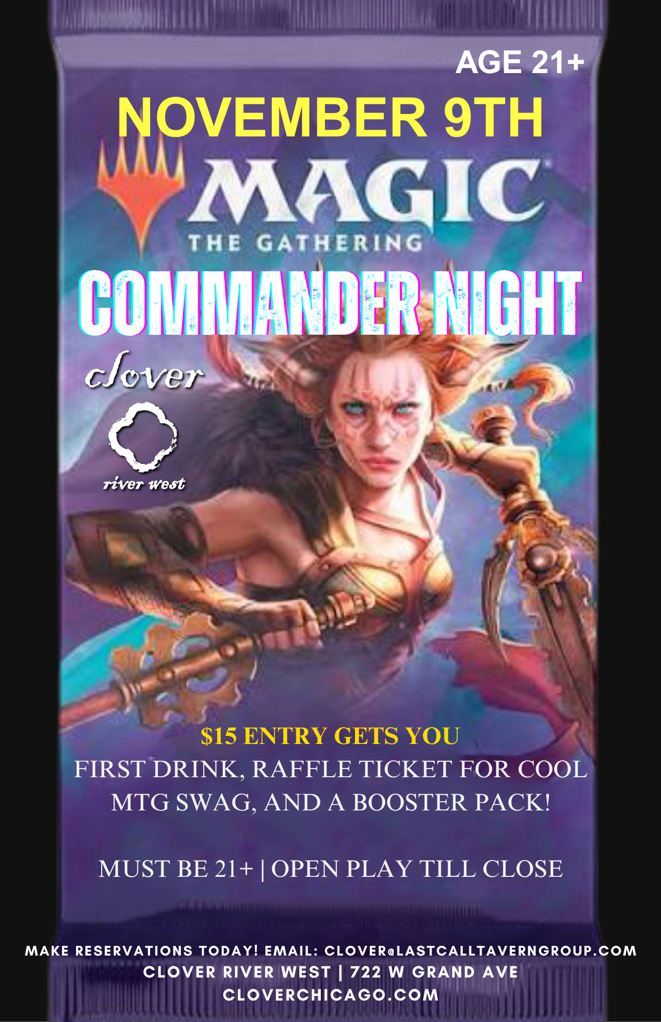 Magic: The Gathering Commander Night – November 9, 2026