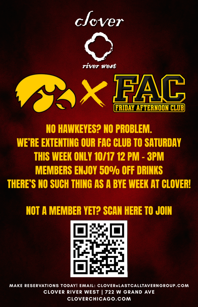 October 17, 2026 | FAC Saturday – Iowa Bye Week | Clover River West